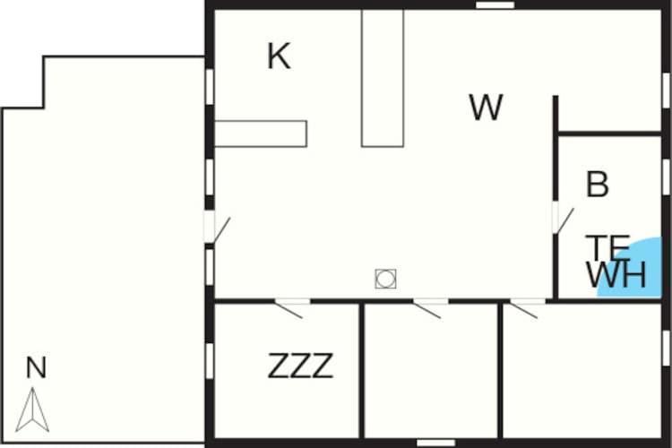 Three-Bedroom Holiday Home In Thisted 4 Nørre Vorupør Bagian luar foto