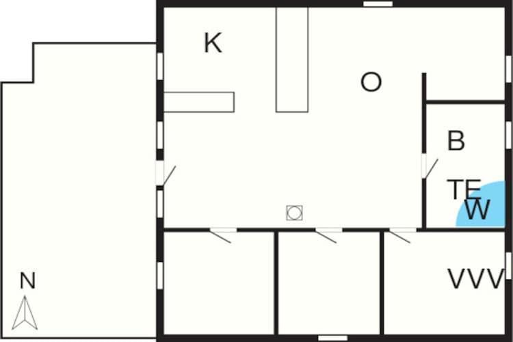 Three-Bedroom Holiday Home In Thisted 4 Nørre Vorupør Bagian luar foto